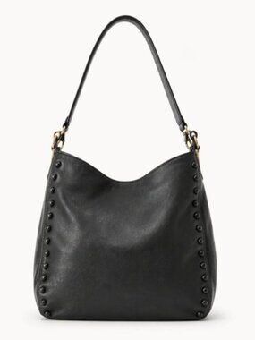Loeffler Randall studded black leather bag, matching dust bag included